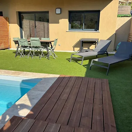 Lagon Bleu- Piscine Privee- Corsu Di Core *